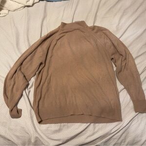 Designers Originals women’s Turtleneck Sweater in Camel Tan